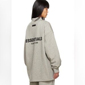 Fear of God Essentials Heather Gray Sweater